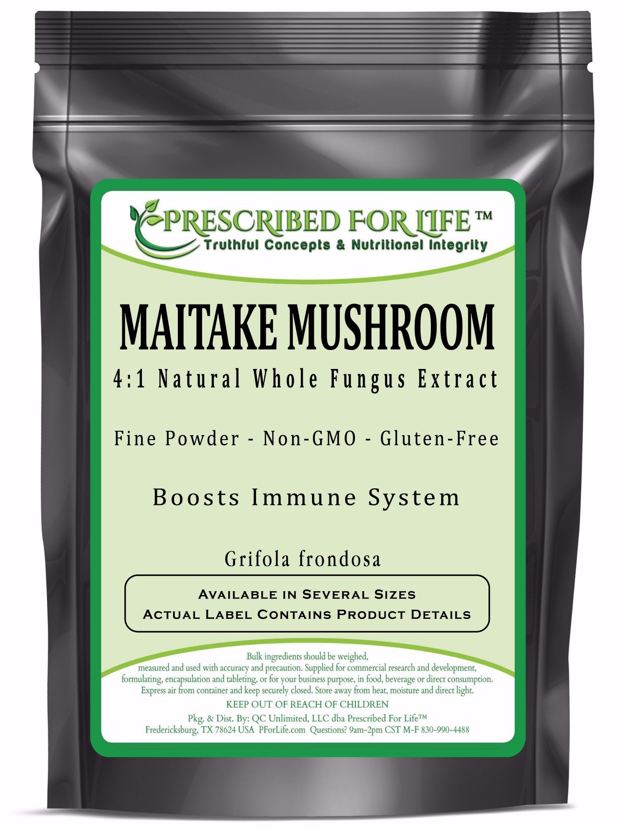 Maitake Mushroom - 4:1 Natural Extract Powder (Grifola frondosa)