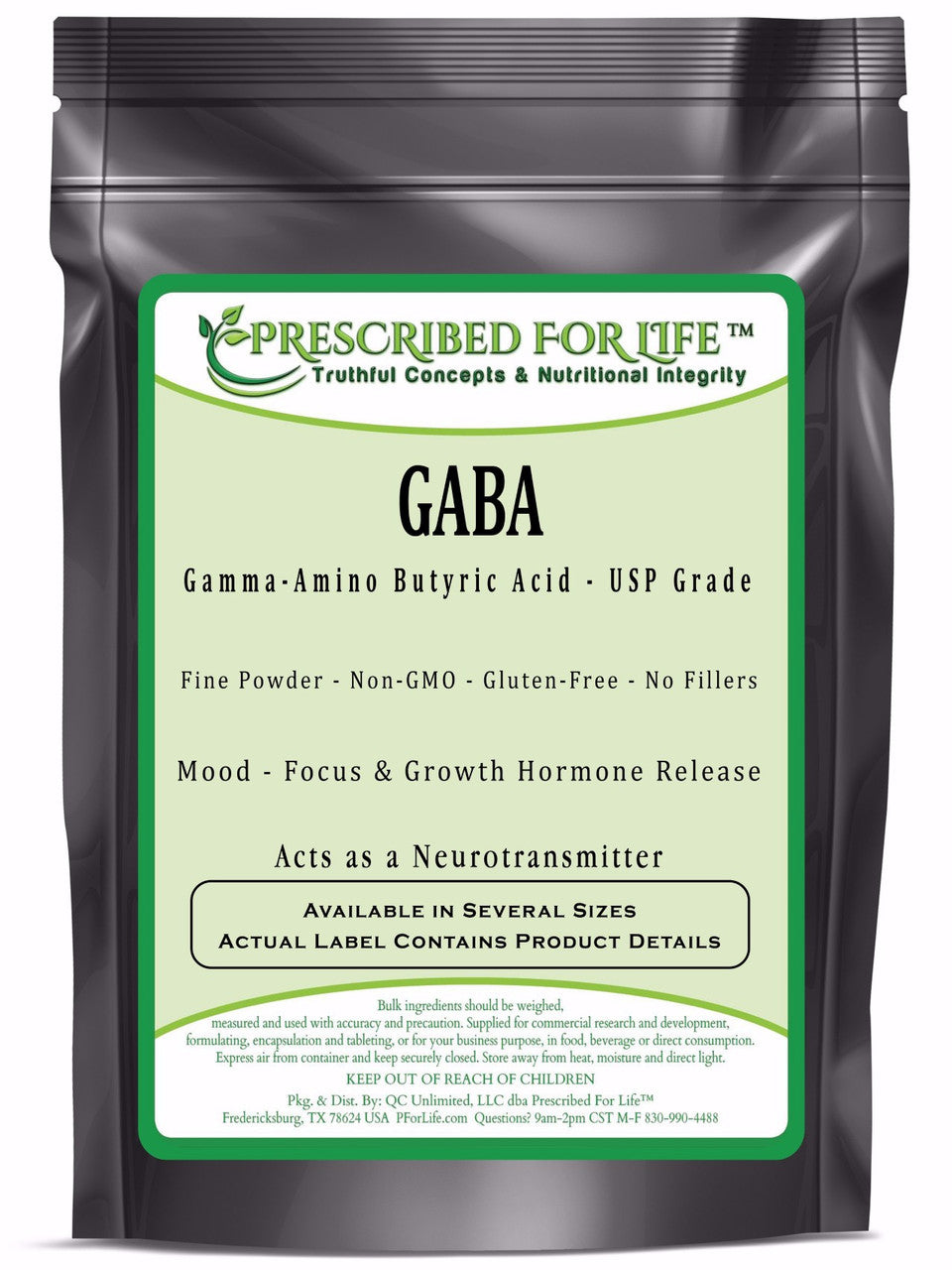 GABA - Gamma-Amino Butyric Acid - 99%+ Purity - Fine Powder