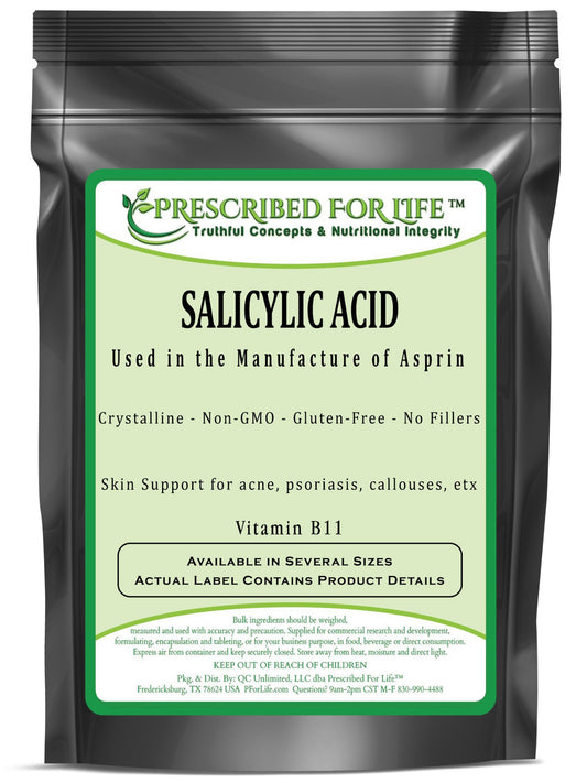 Salicylic Acid - Vitamin B11 Powder - Used in Common Pain Relievers