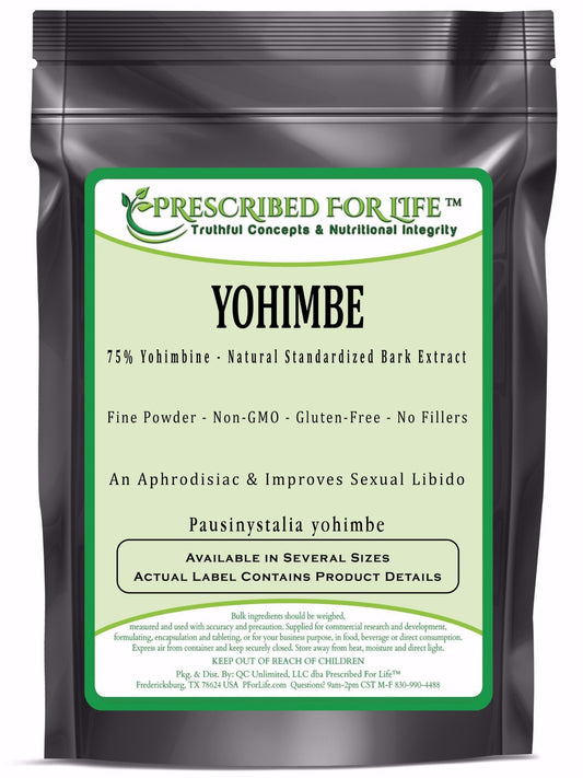 Yohimbe - Natural Bark Extract Powder  - >95% Yohimbine