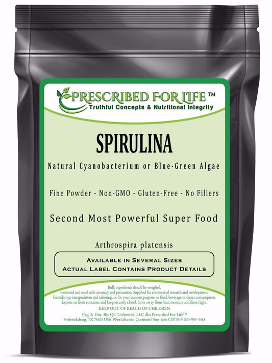 Spirulina - Natural Cyanobacterium Blue-Green Algae Powder (Arthrospira platensis)